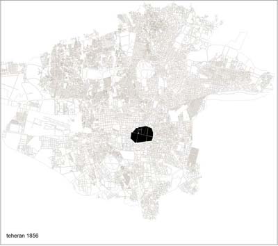 Image stadtplanung teheran 2 schwarzplan1