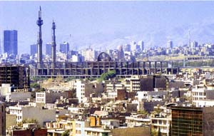 teheran 17 stadtkulisse
