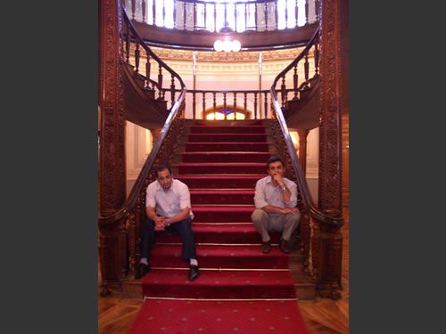 Teheran - Treppe im Glas-Museum