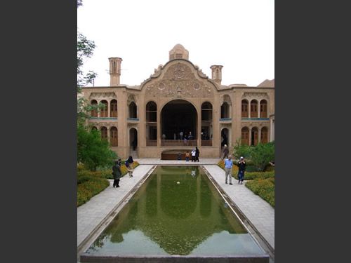 kashan, broujerdiha house: mit iran erlebnis reisen