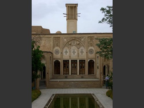 kashan, broujerdiha house windturm: mit iran erlebnis reisen