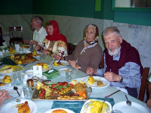 freundeskreis isfahan reise, abendessen