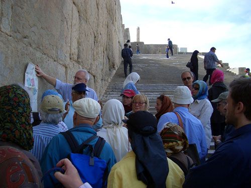 freundeskreis isfahan reise, in persepolis